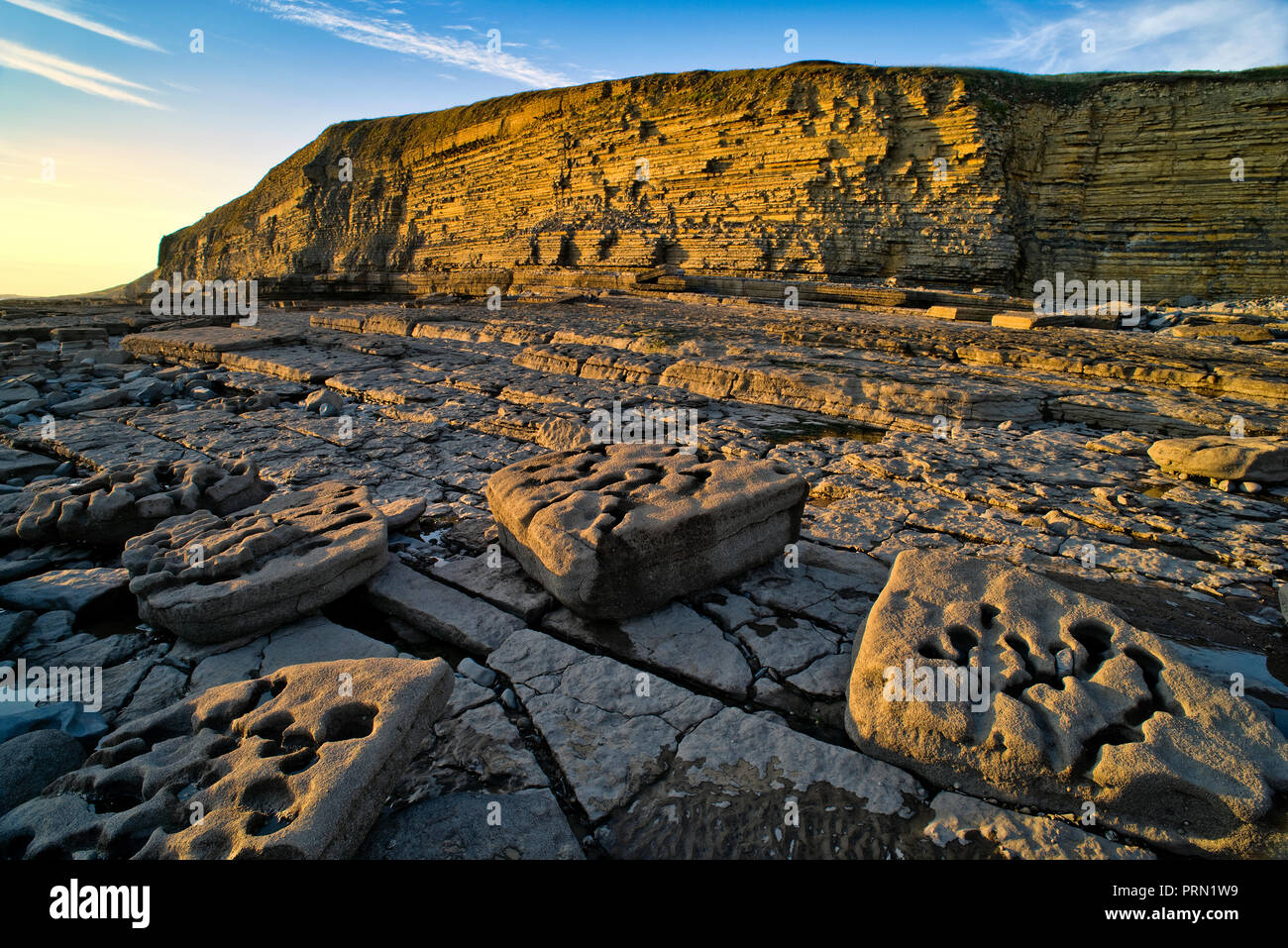 Dunraven Bay, Southerndown, in the Vale of Glamorgan, South Wales (5) Stock Photo