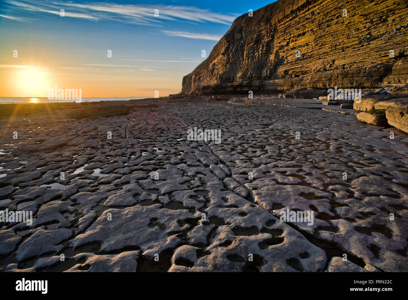 Dunraven Bay, Southerndown, in the Vale of Glamorgan, South Wales (7) Stock Photo