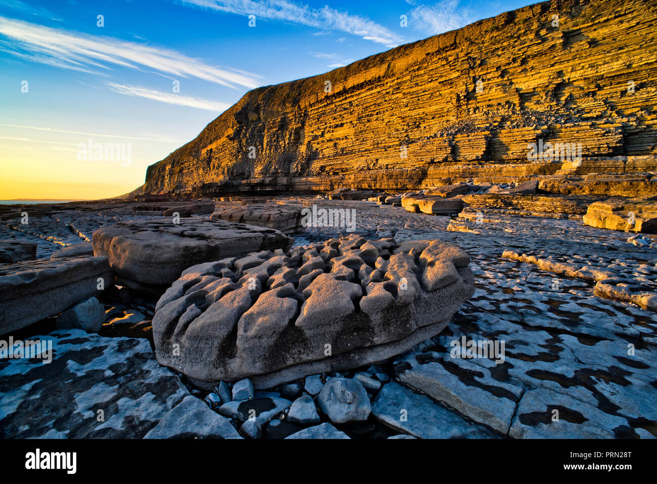 Dunraven Bay, Southerndown, in the Vale of Glamorgan, South Wales (8) Stock Photo
