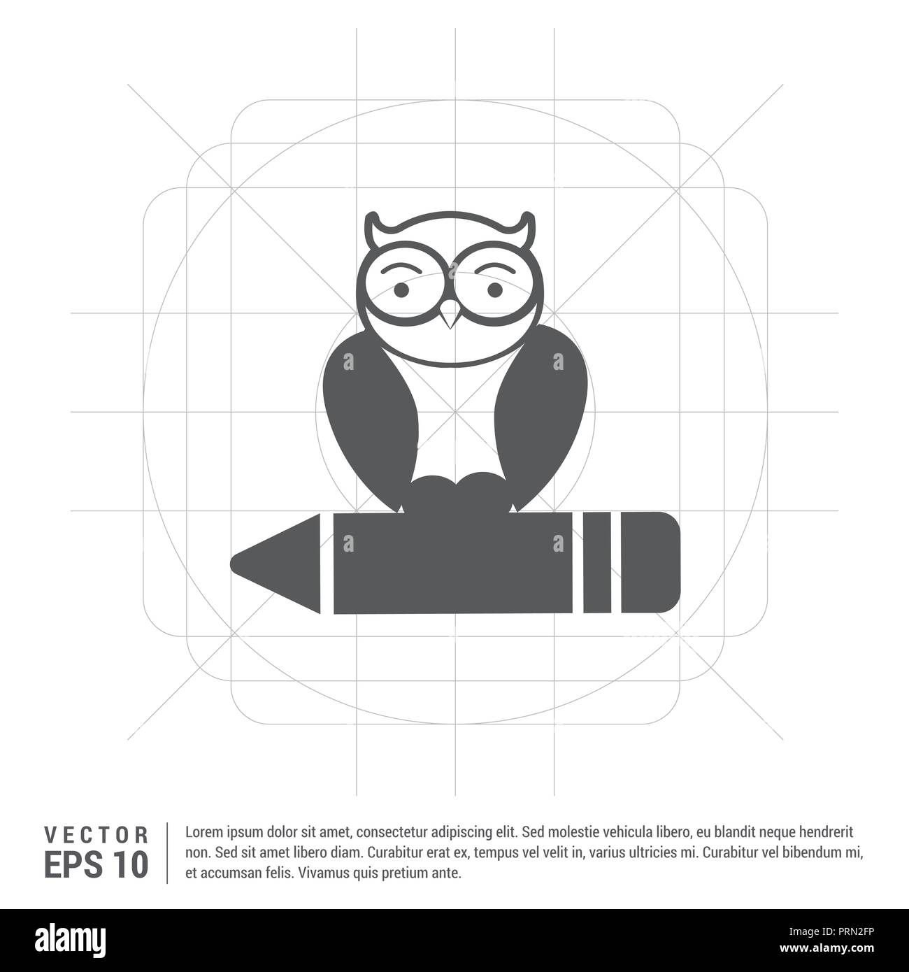 Owl Icon Stock Vector