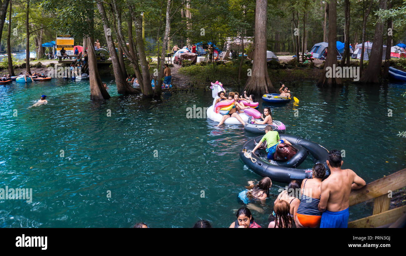 Ginnie springs float hires stock photography and images Alamy