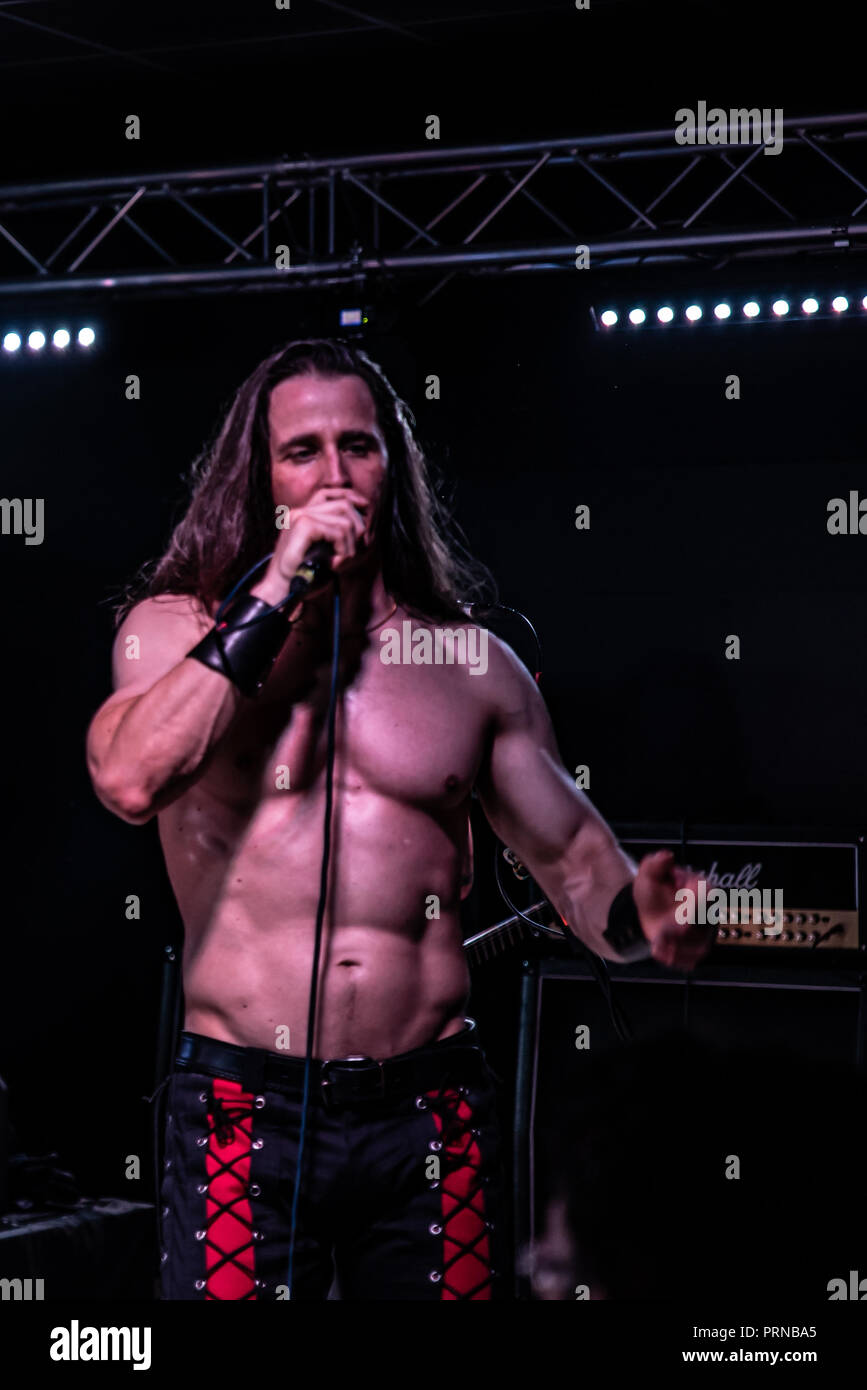 Milan, Italy October 3, 2018 American heavy metal band RIOT V performs at Legend Club