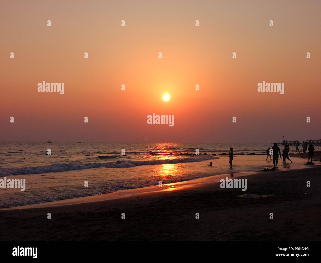August 27, 2018 - Side is a resort town on the southern Mediterranean ...