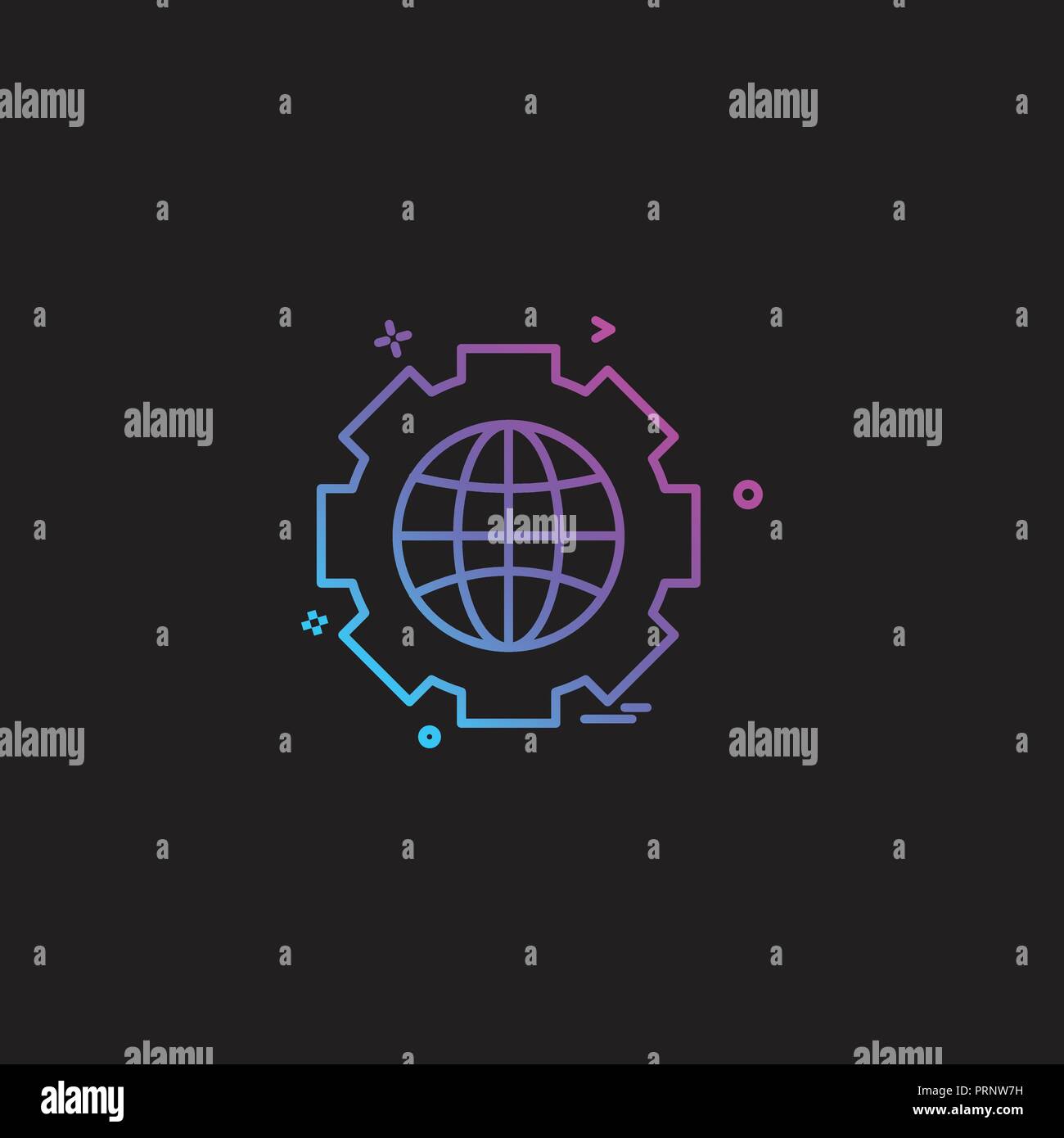 Setting icon design vector Stock Vector Image & Art - Alamy
