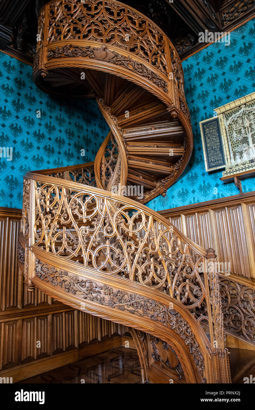 Spiral Staircase Castle High Resolution Stock Photography and Images