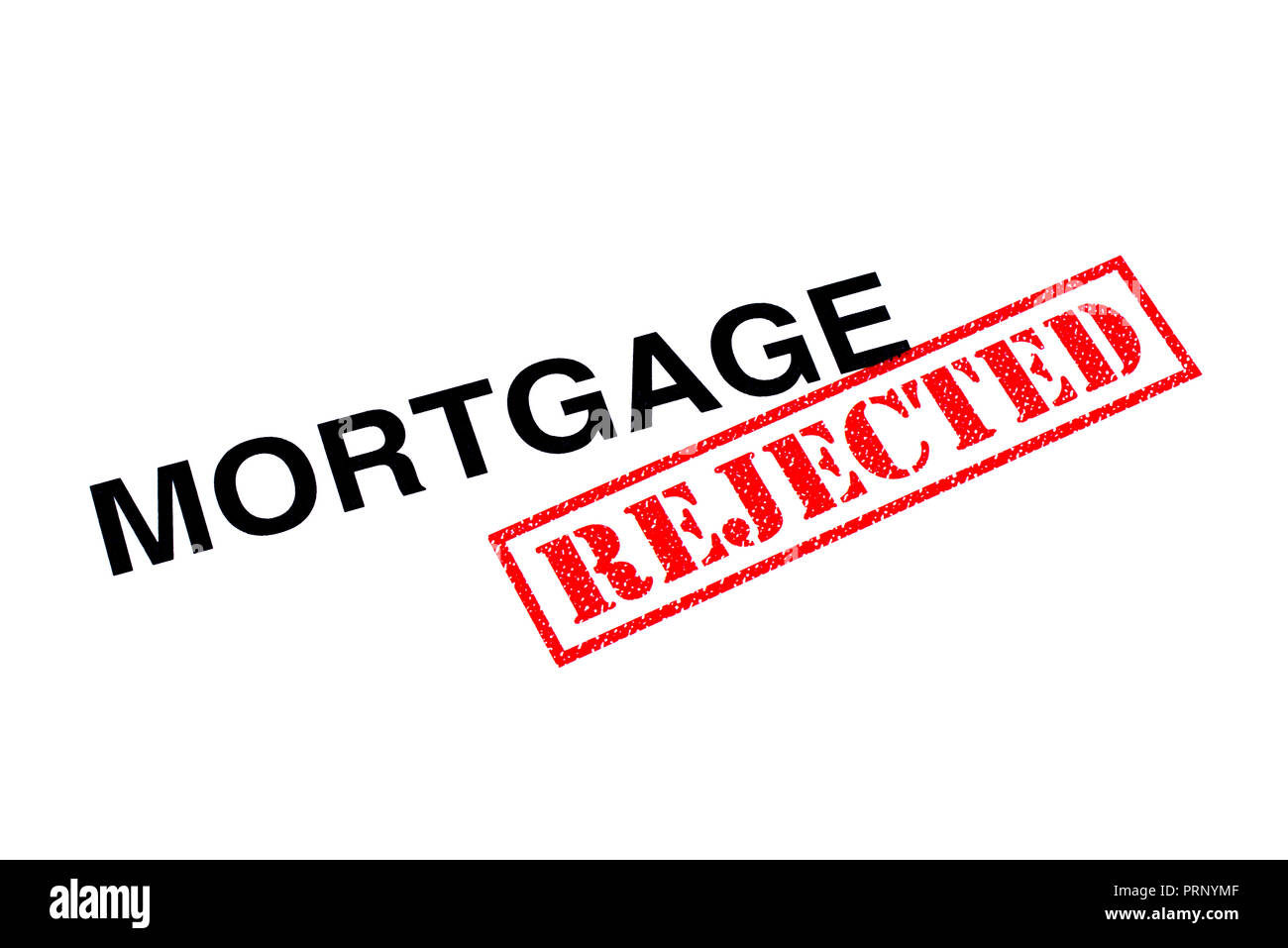 Mortgage application rejected Cut Out Stock Images & Pictures Alamy