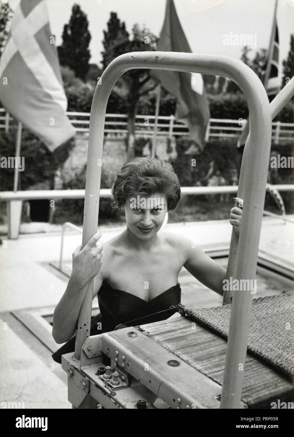 French actress Magali Noel, 1950s Stock Photo