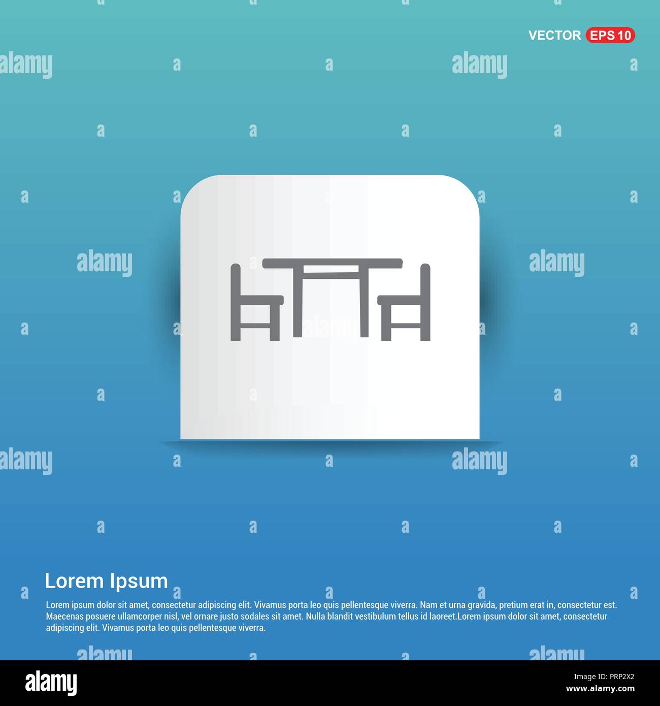 Timber picnic table Stock Vector Images - Alamy