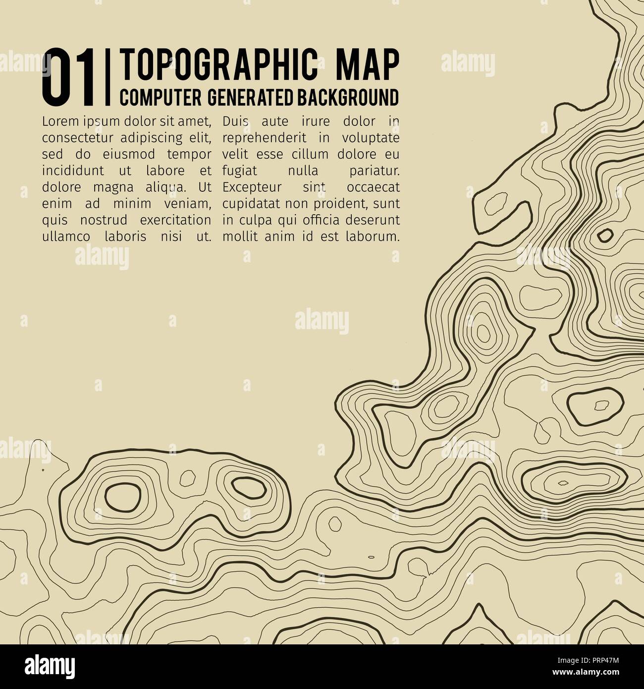 Typo Map Background Topographic map background with space for copy . Line topography map ...