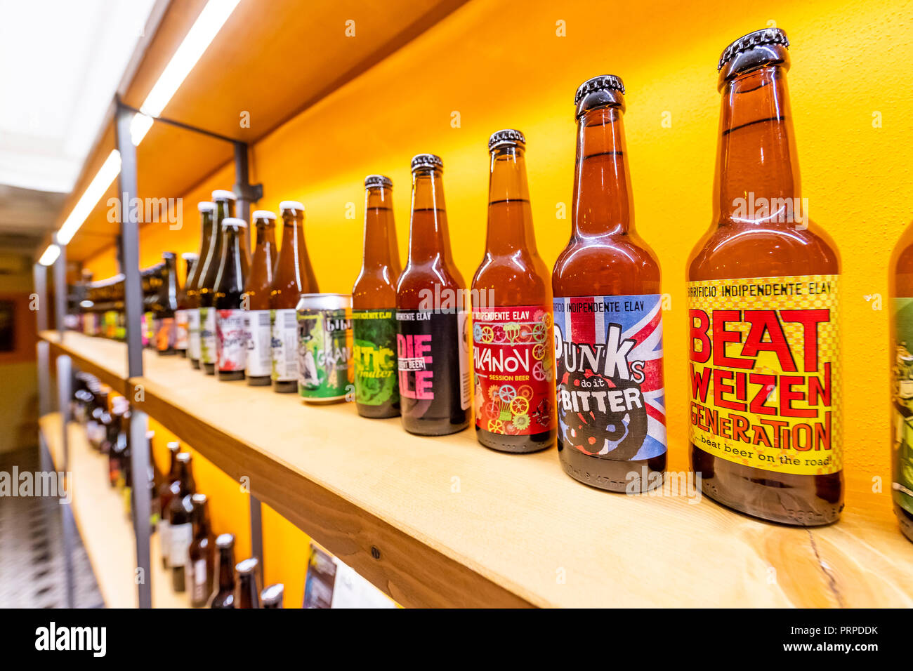 The artisan craft beer movement is strong in Italy. Her in Lucca is