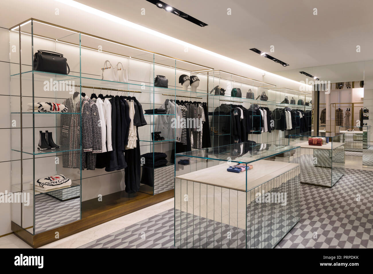 A luxury store with men clothing Stock Photo - Alamy