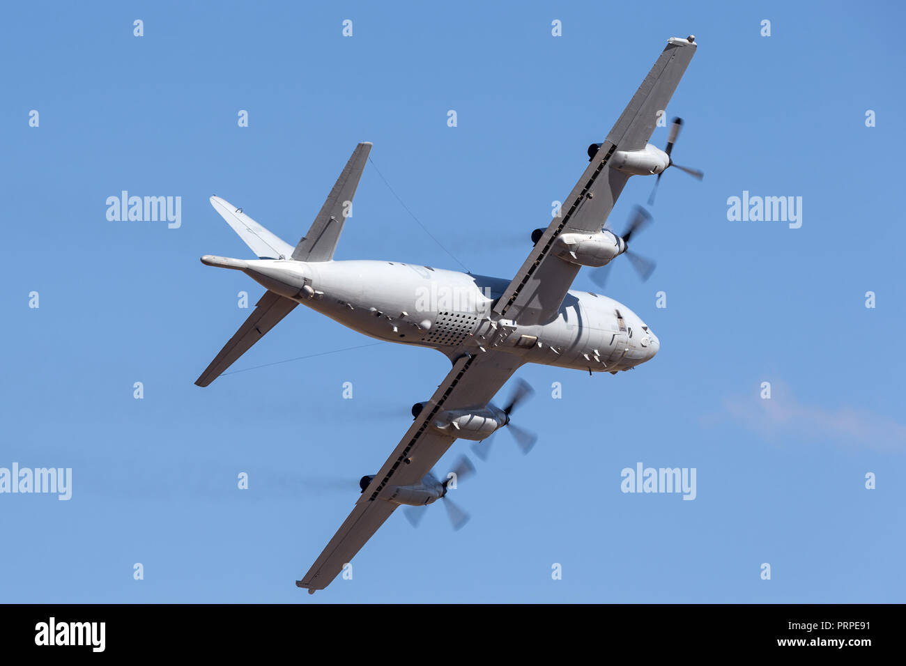Royal Australian Air Force (RAAF) Lockheed AP-3C Orion Maritime Patrol and Anti Submarine Warfare Aircraft. Stock Photo