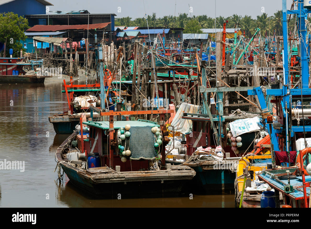 Sekinchan Fishing Village Peninsular Malaysia Stock Photo Alamy