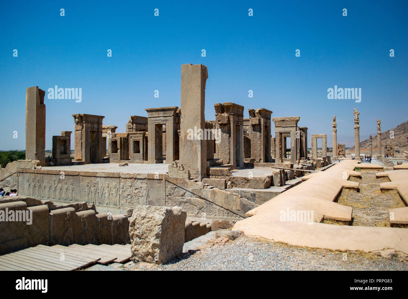 The Apadana at Persepolis, Iran Stock Photo Alamy