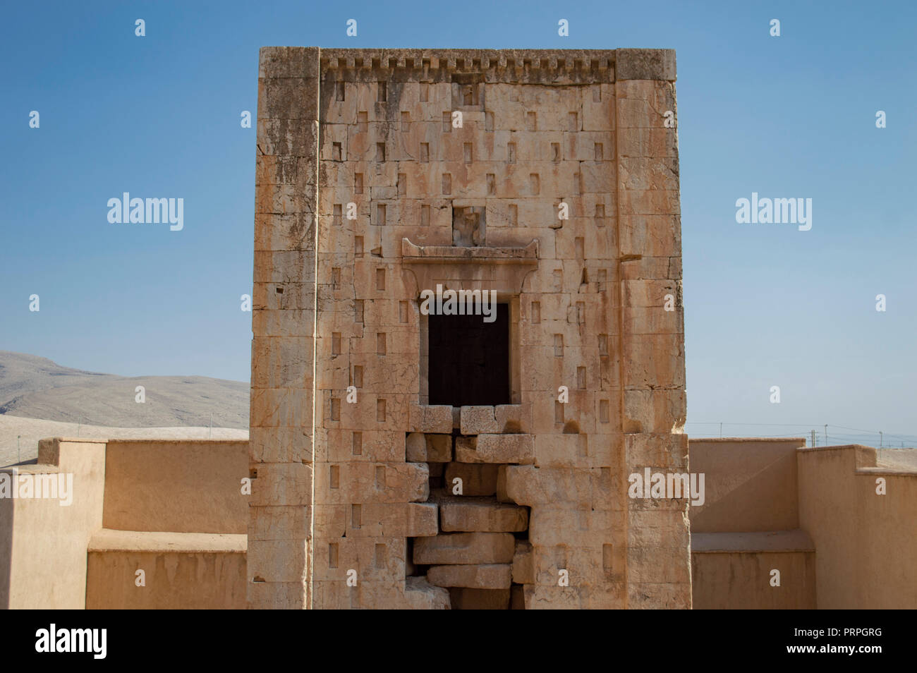 The Cube of Zoroaster at Naqsh-e Rostam, Iran Stock Photo