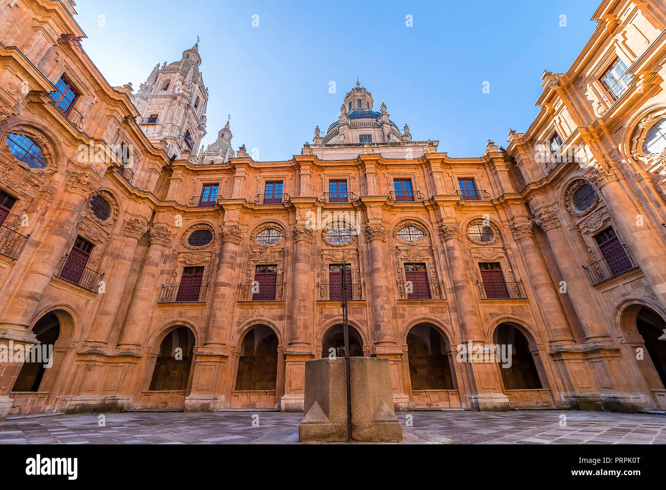 Water well in facade of Salamanca University, the oldest university in  Spain and one of the oldest in Europe, Community of Castile and Leon, Spain  Stock Photo - Alamy