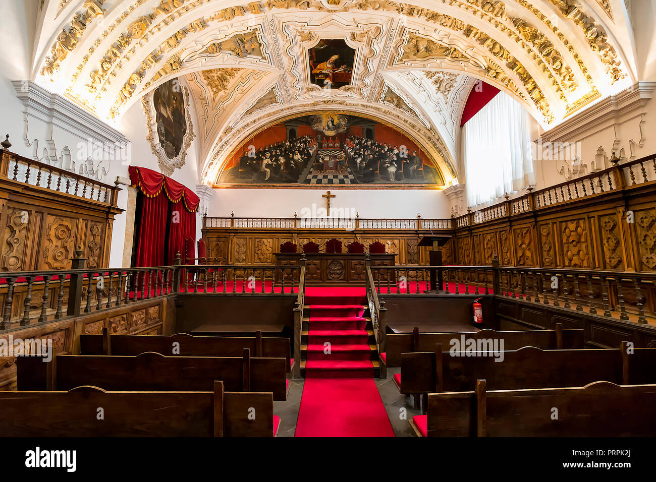 Salamanca, Spain September 10, 2017 Meeting room of Salamanca