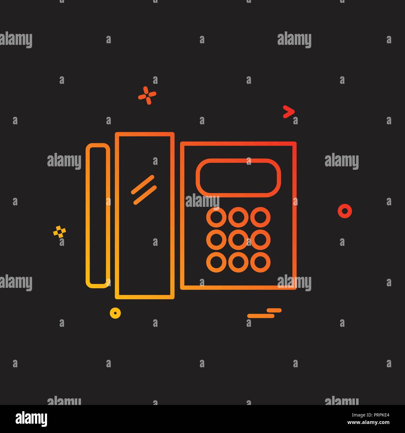 Phone icon design vector Stock Vector Image & Art - Alamy