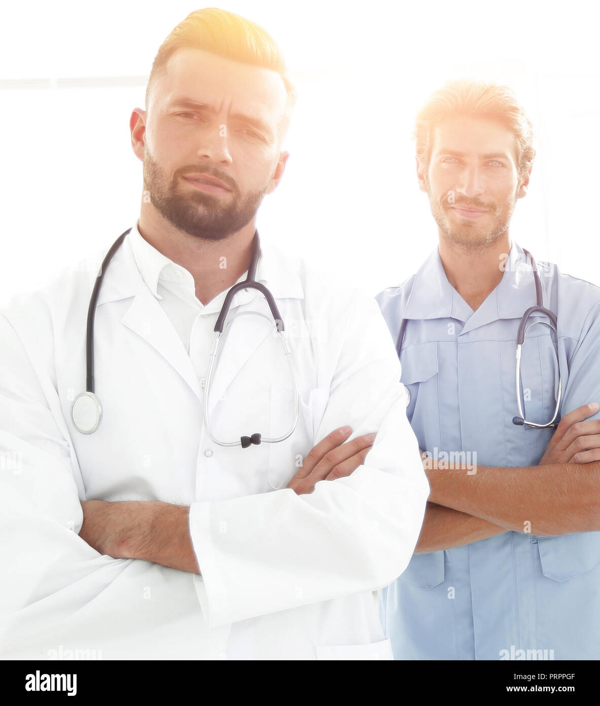 Portrait of medical center team,concept of health Stock Photo