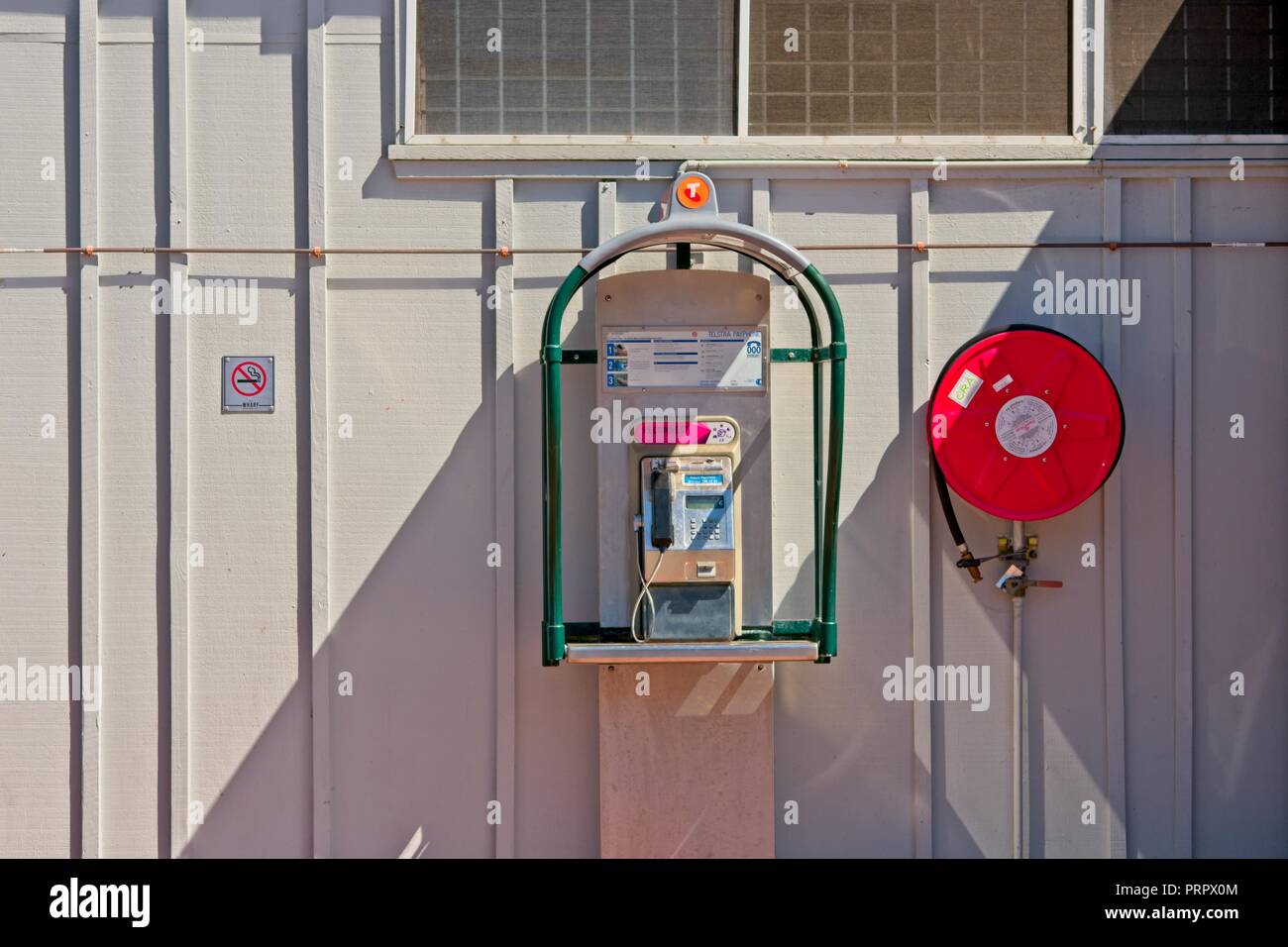Telstra phone booth hi-res stock photography and images - Alamy