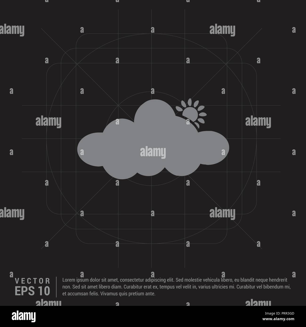 Sun Cloud Icon Stock Vector Image & Art - Alamy