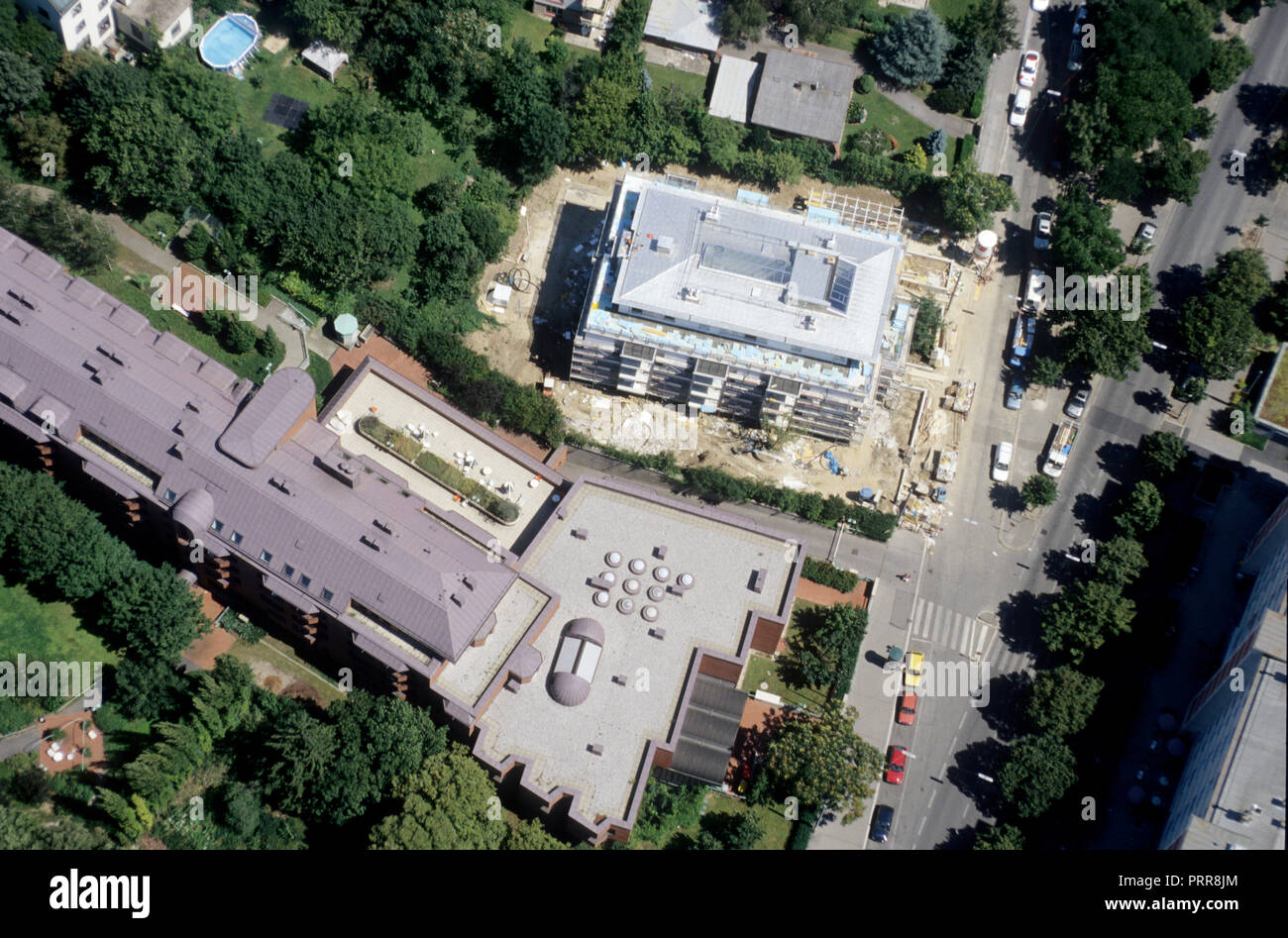 Wien, Luftbild um 1995, Thalliastraße Stock Photo - Alamy