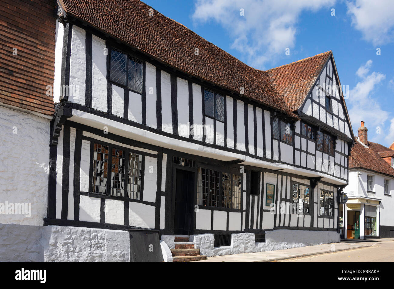 15th century The Spread Eagle Hotel, West Street, Midhurst, West Sussex, England, United Kingdom Stock Photo