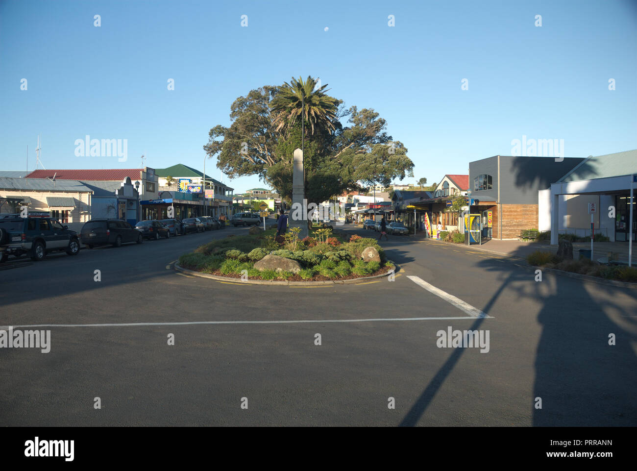Downtown Raglan, North Island, New Zealand Stock Photo
