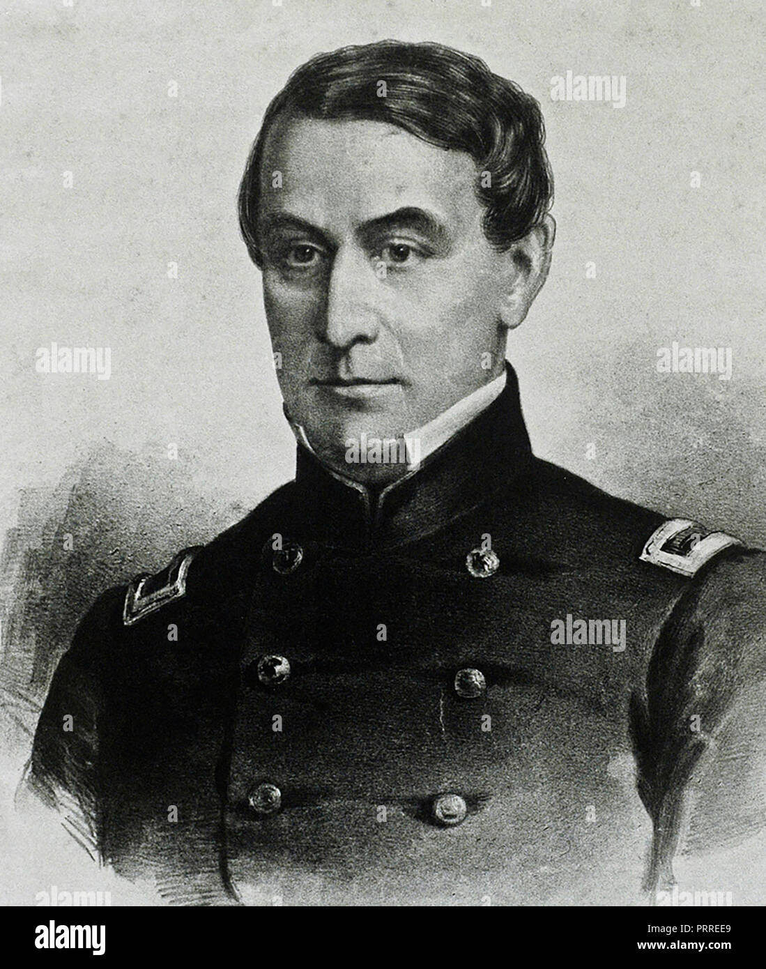 Major Robert Anderson - Commander of Fort Sumter, 1860 Stock Photo