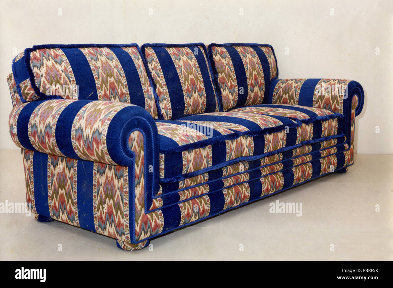 Sofa multicolor, 1990s Stock Photo Alamy