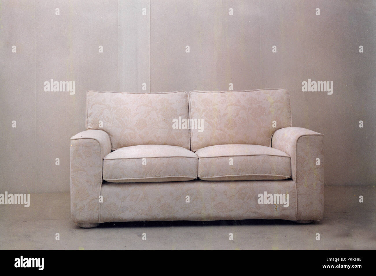 Sofa white, 1990s Stock Photo