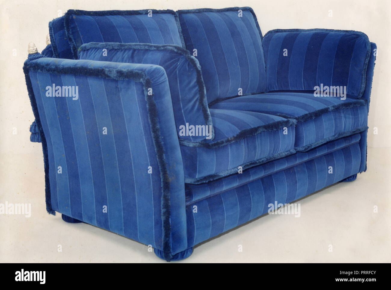 Sofa blue, 1990s Stock Photo