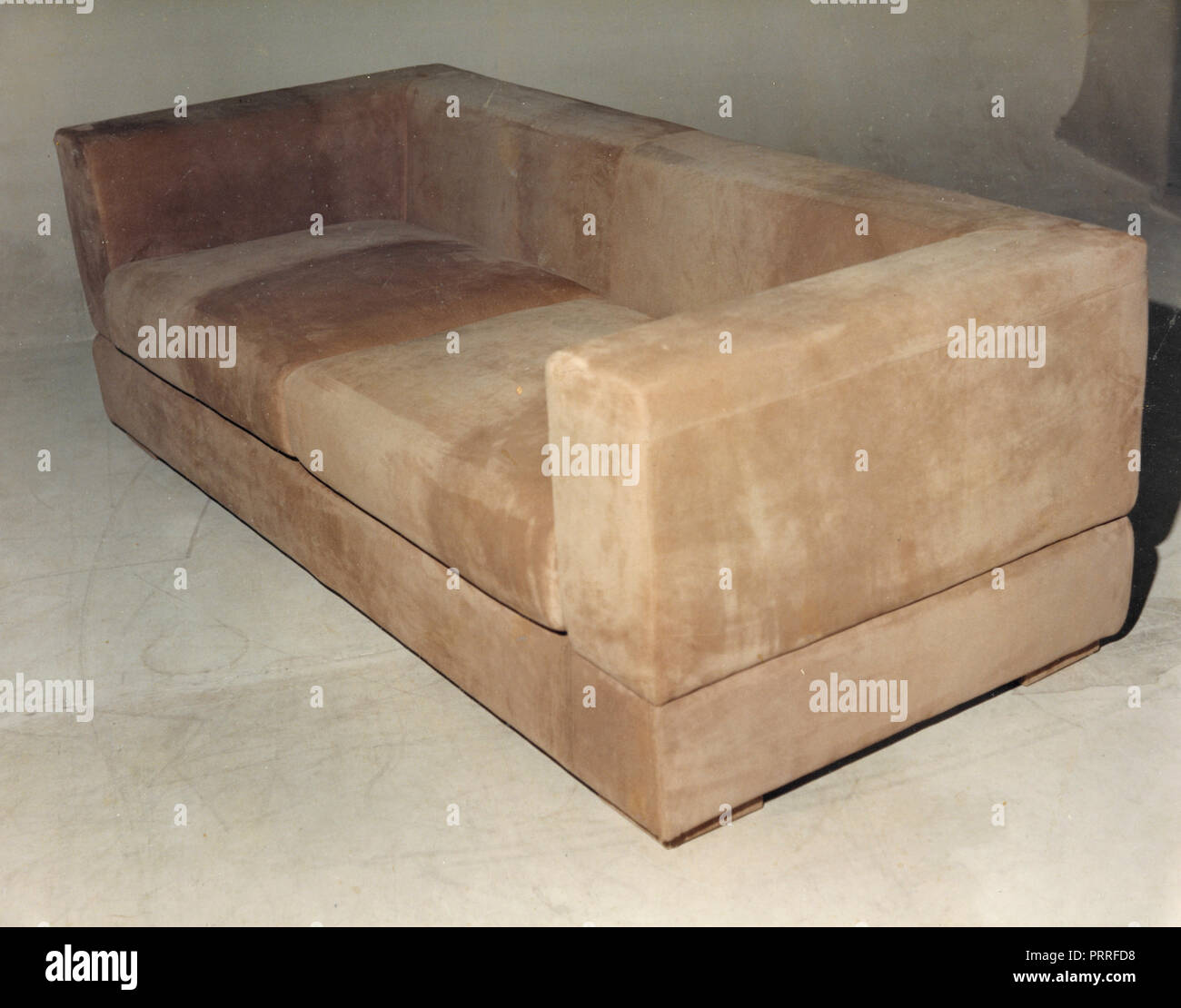 Sofa alcantara, 1990s Stock Photo