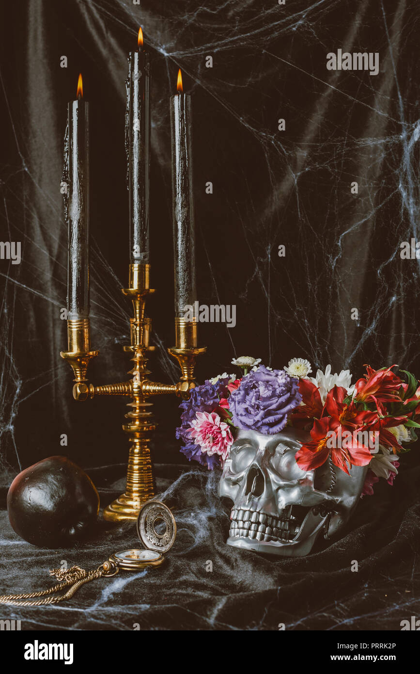 cloth spider web decoration