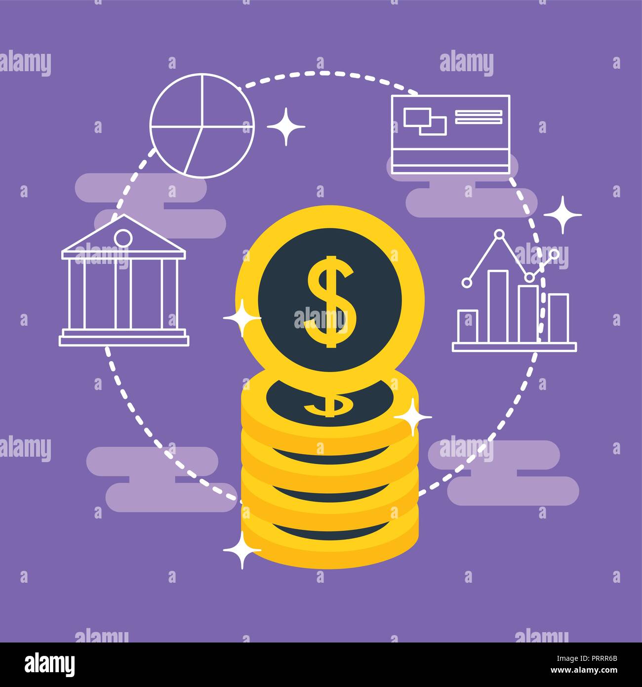 fintech business concept Stock Vector Image & Art - Alamy