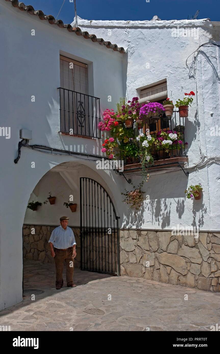 Urban view, El Gastor, Cadiz province, Region of Andalusia, Spain, Europe. Stock Photo