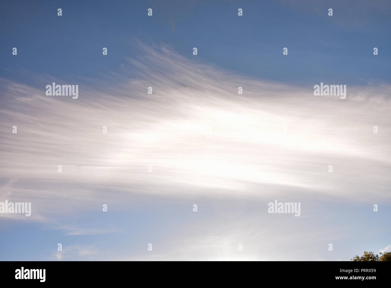 Sweeping wind blown clouds Stock Photo Alamy