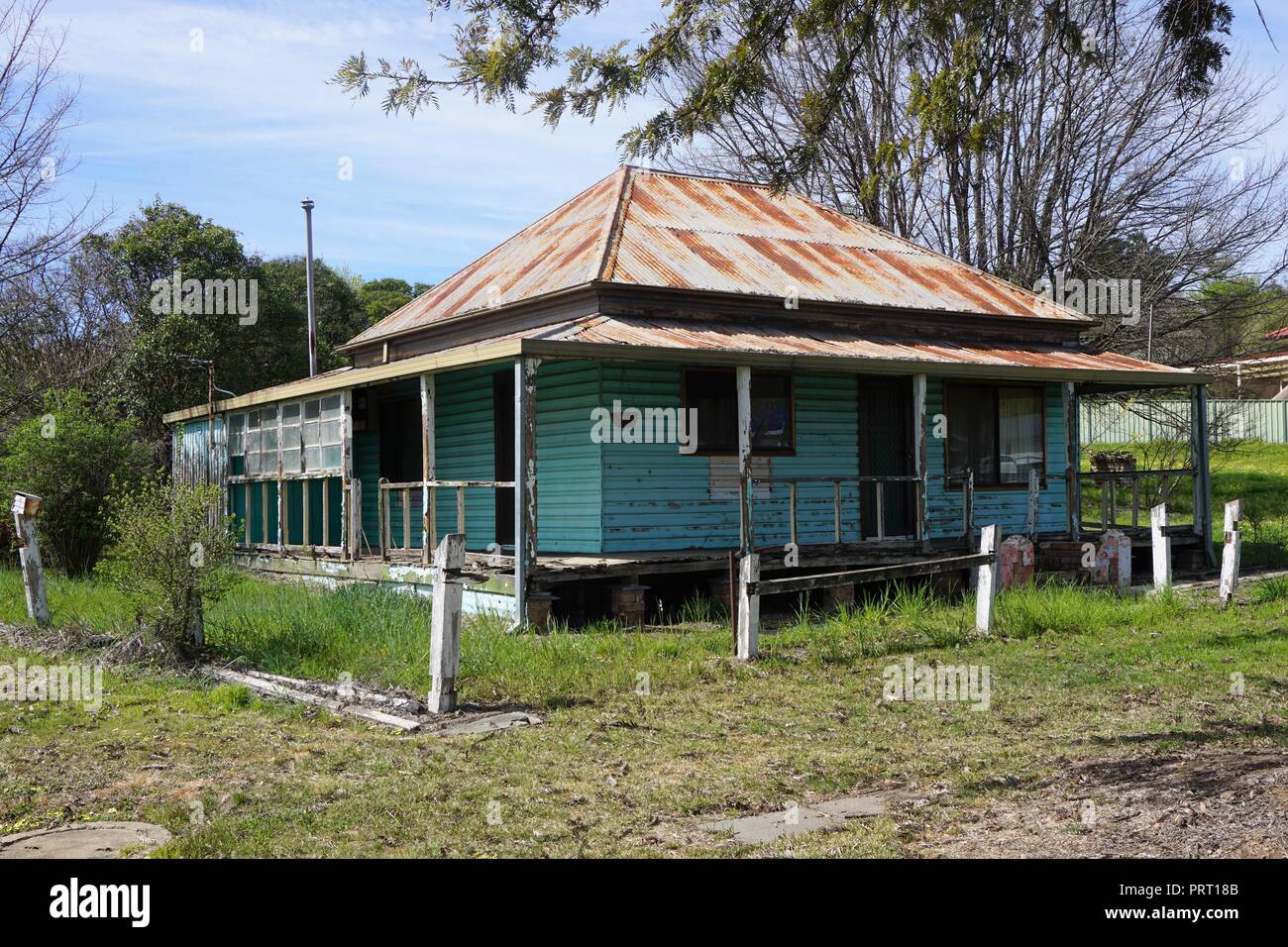 Rickety House in Tumut,Country NSW Stock Photo