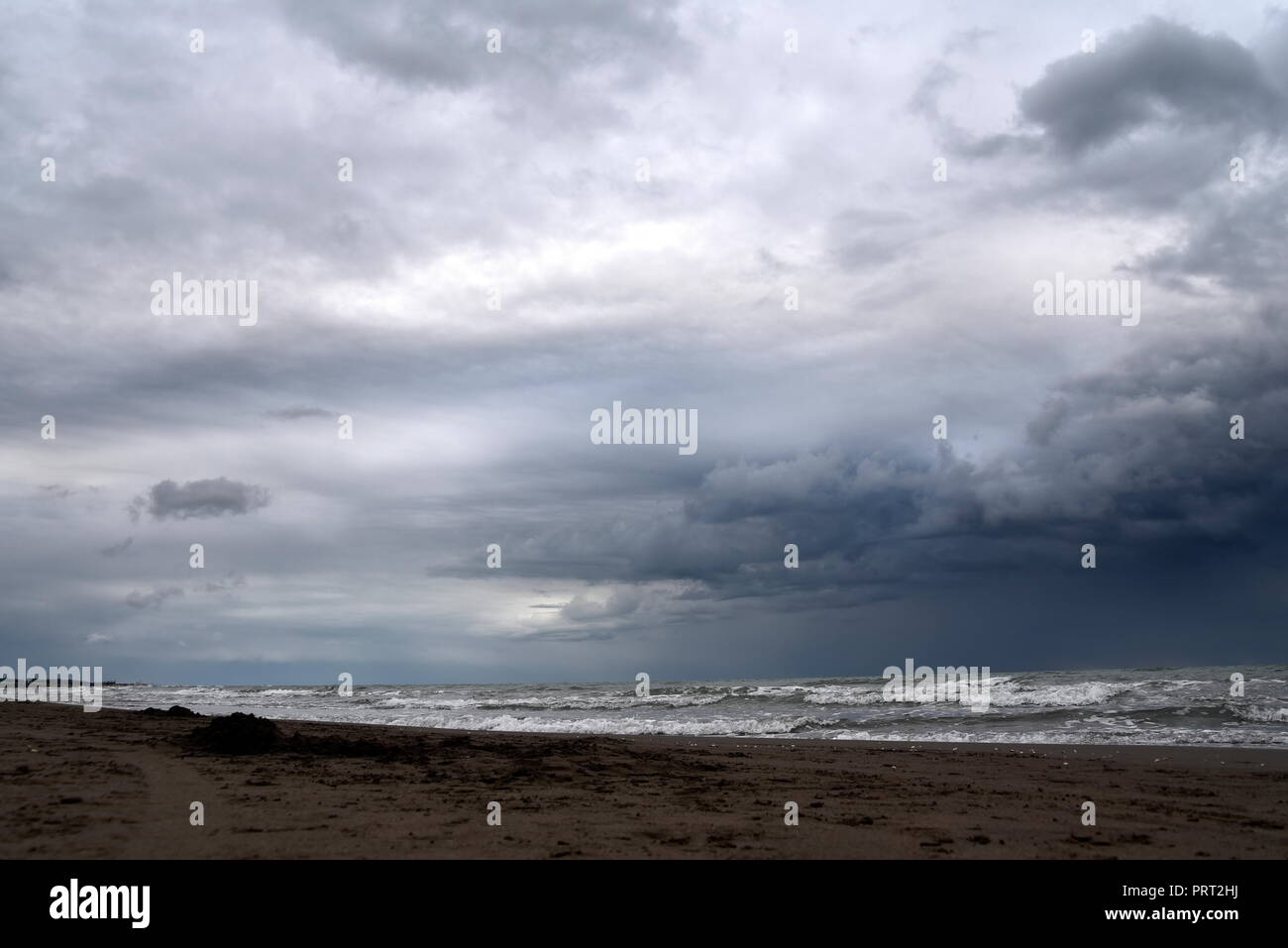 Ziba kenar beach, Caspian sea, Rasht, Gilan Province, Iran Stock Photo