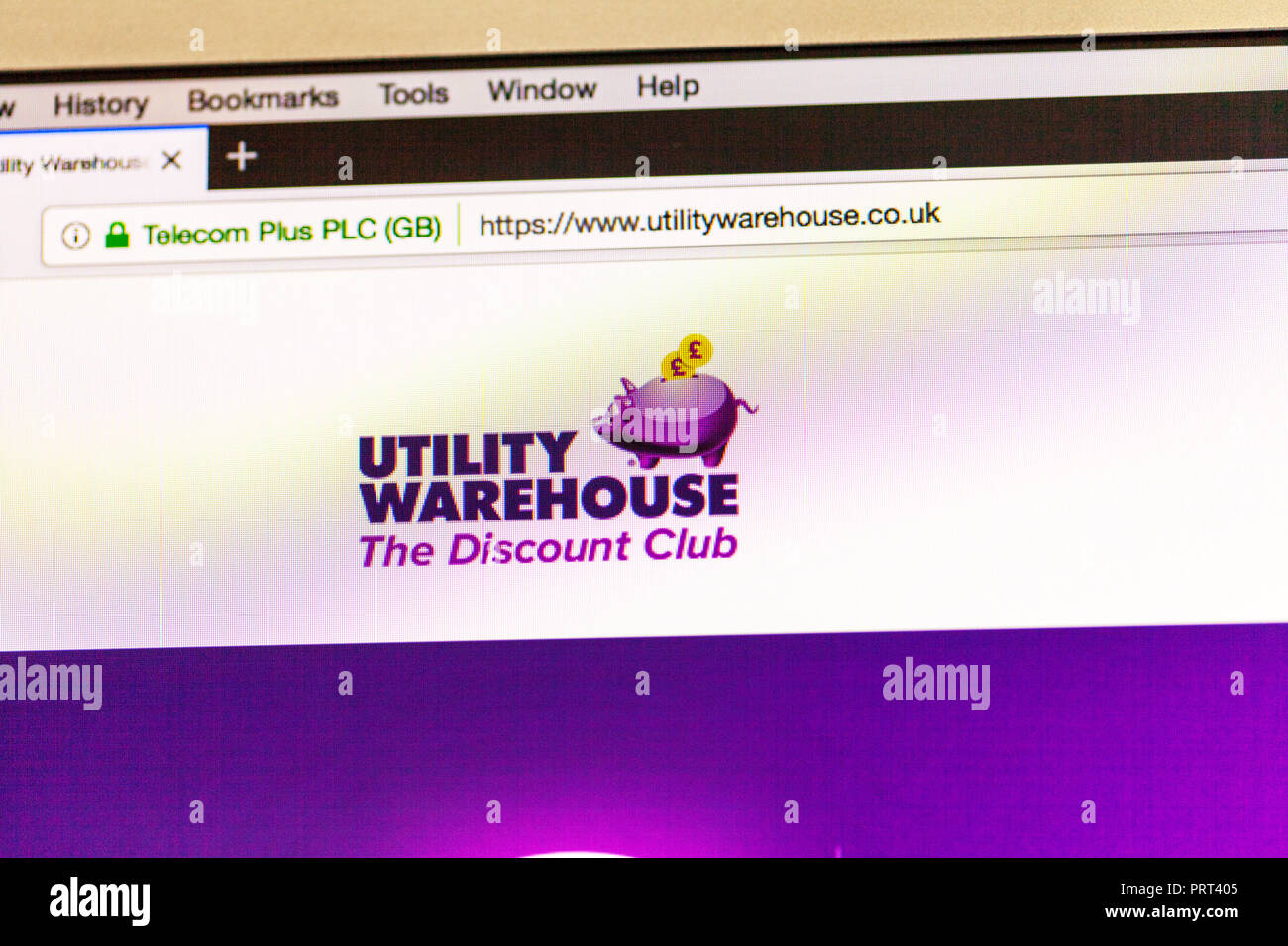Utility Warehouse utility provider website, Utility Warehouse homepage