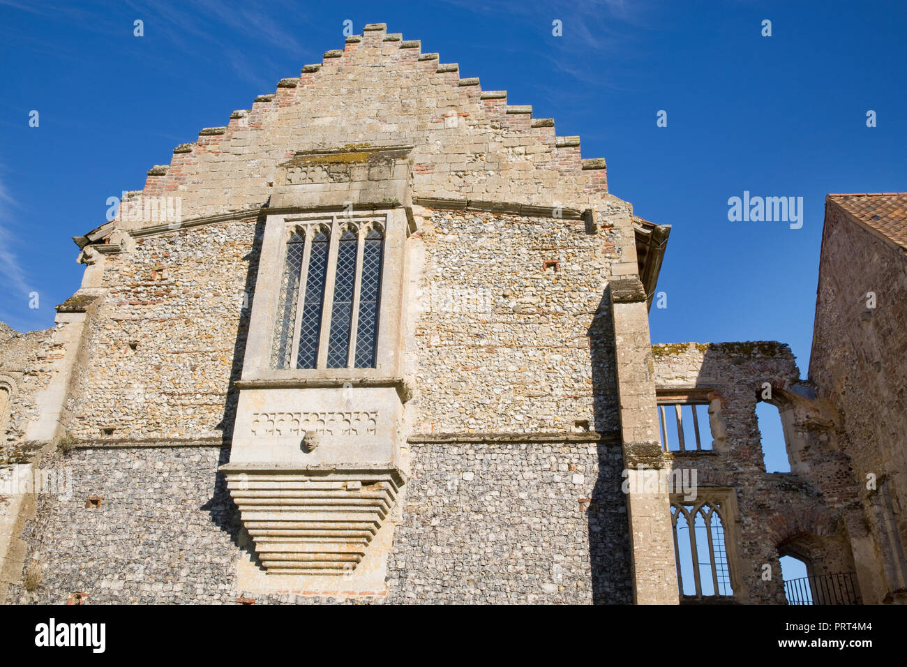 The remains of priory buildings at Castle Acre, Norfolk, United Kingdom. The site ceased to be a monastery in 1537. Stock Photo