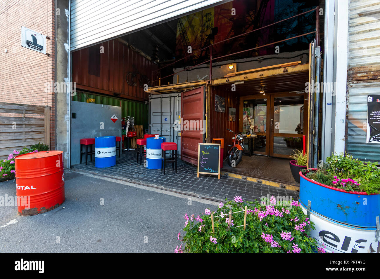 La Cambuse restaurant, Dunkirk, France Stock Photo