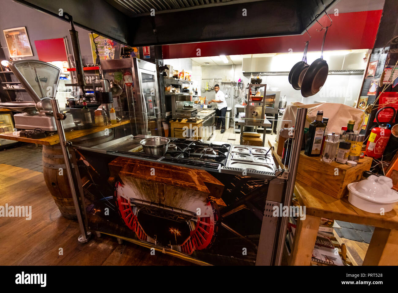 La Cambuse restaurant, Dunkirk, France Stock Photo