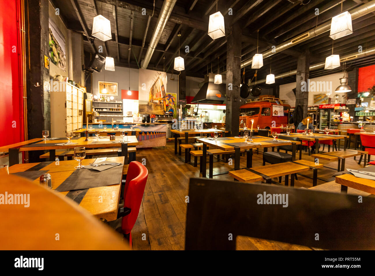 La Cambuse restaurant, Dunkirk, France Stock Photo