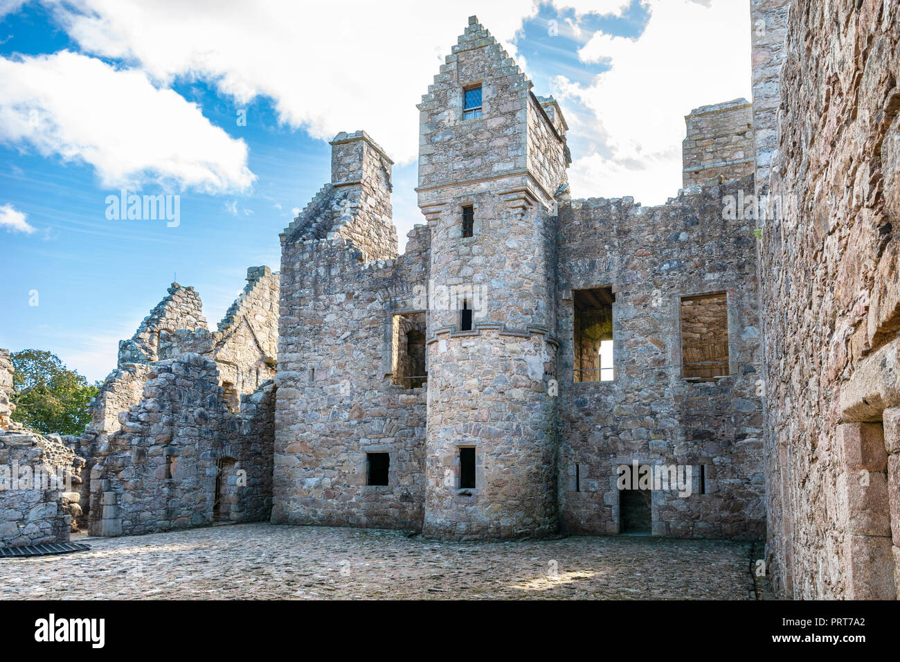 Tolquhon Castle, Aberdeenshire, Scotland Stock Photo