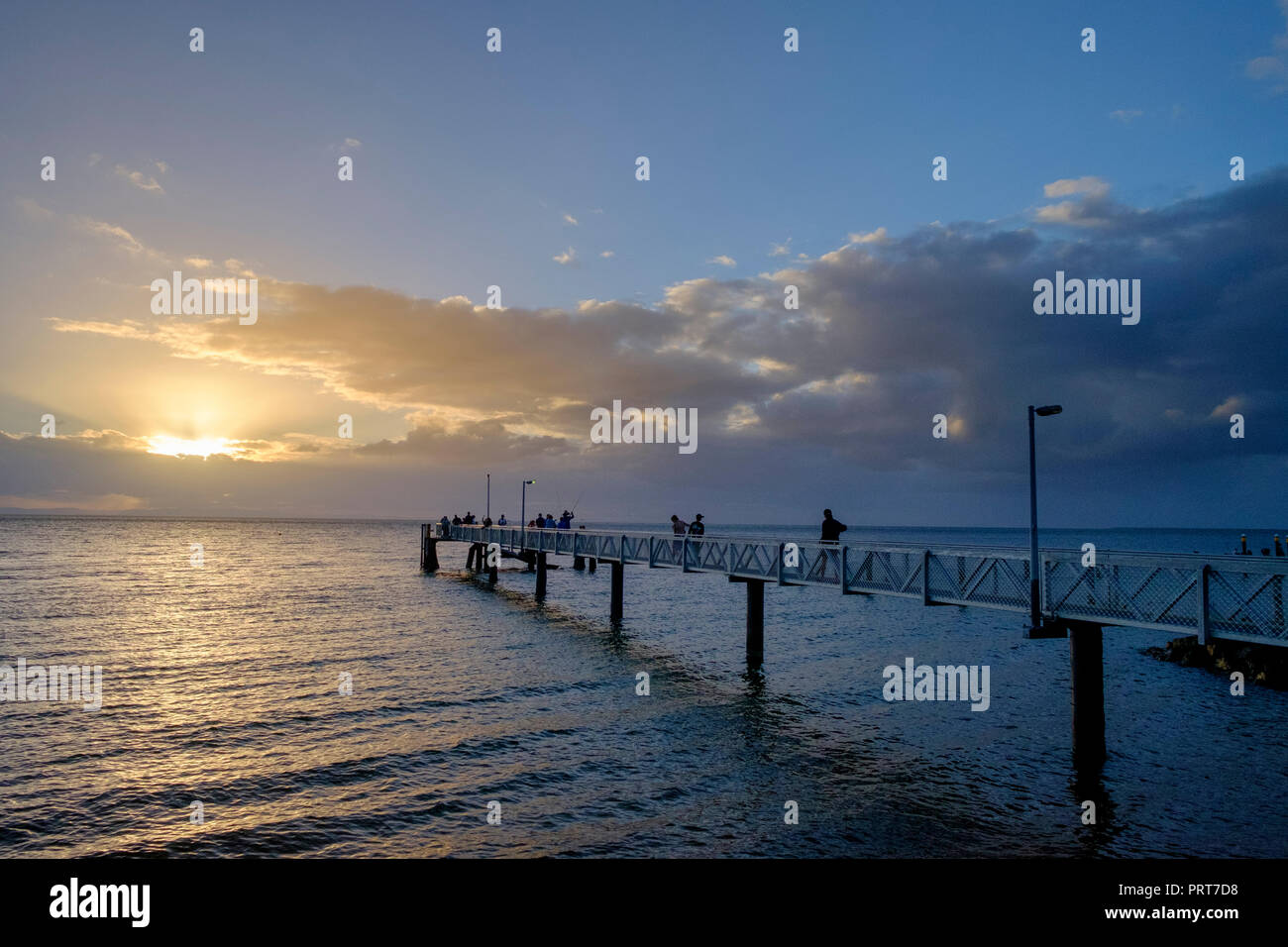 On the beachfront at Amity Point Stock Photo - Alamy