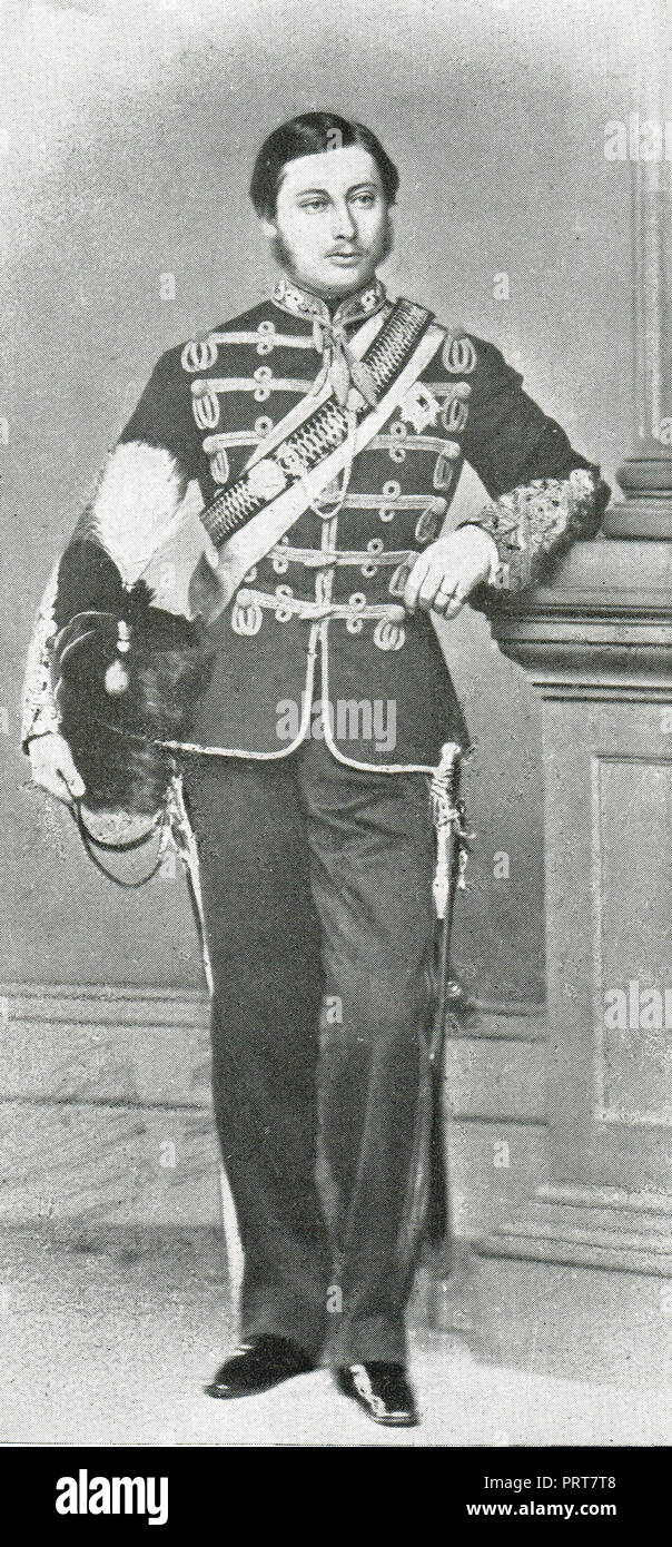 Prince Albert Edward, Prince of Wales, future King Edward VII, in