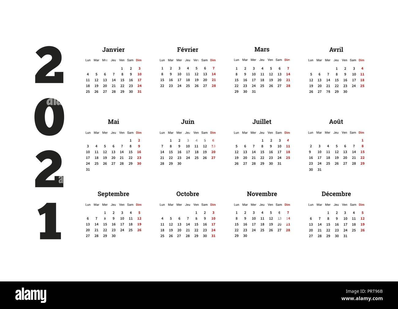 2024 french calendar hi-res stock photography and images - Alamy