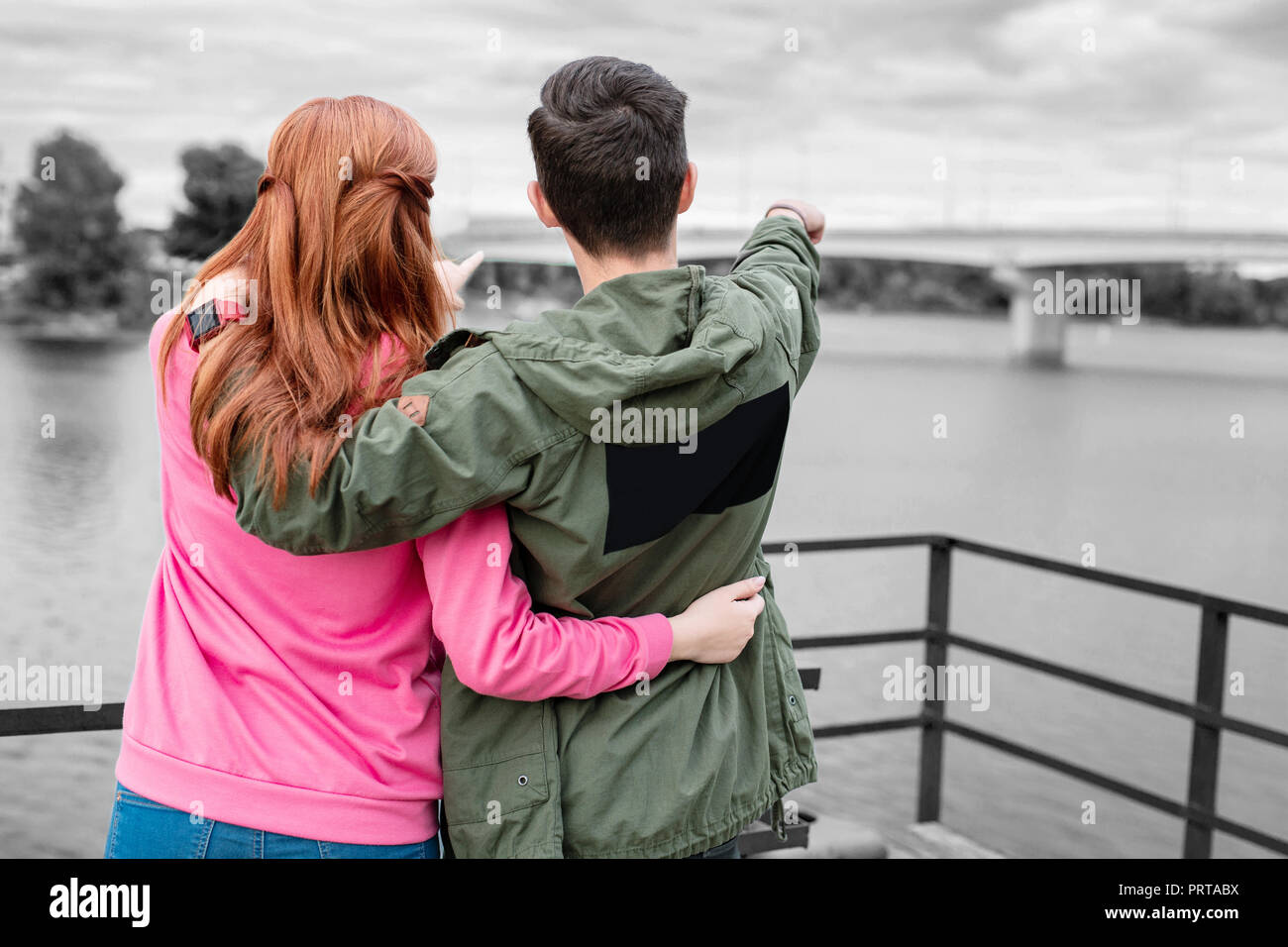 Two people hugging hi-res stock photography and images - Alamy