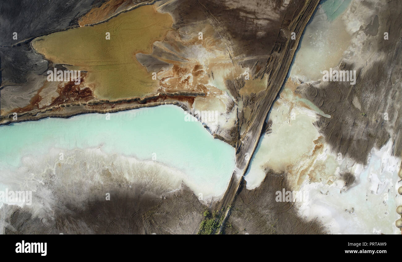 Aerial landscape from the drone Stock Photo - Alamy